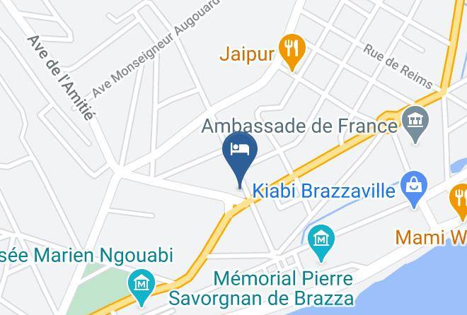 Brazzaville - Hotel Adonis Maps
