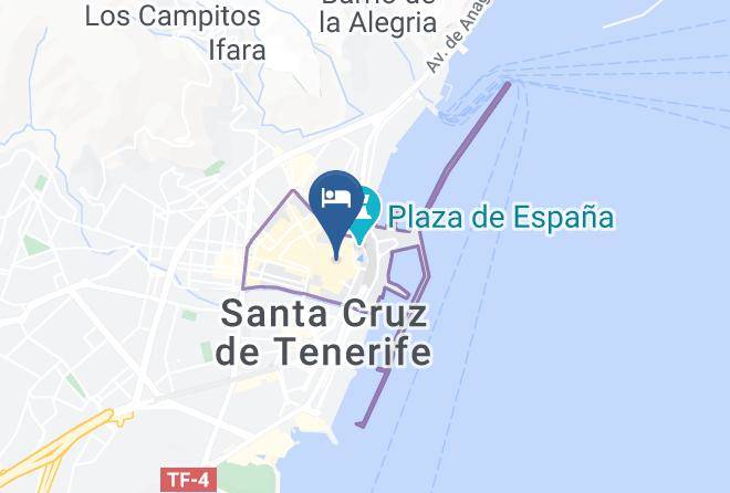 Santa Cruz De Tenerife - Hotel Adonis Capital Maps
