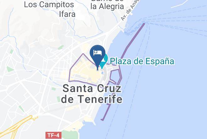 Santa Cruz De Tenerife - Hotel Adonis Pelinor Maps
