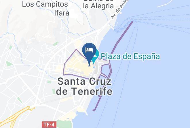 Santa Cruz De Tenerife - Hotel Adonis Plaza Maps