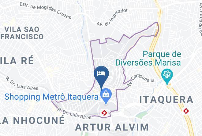 Sao Paulo Itaquera - Adrenalina Motel Itaquera Maps