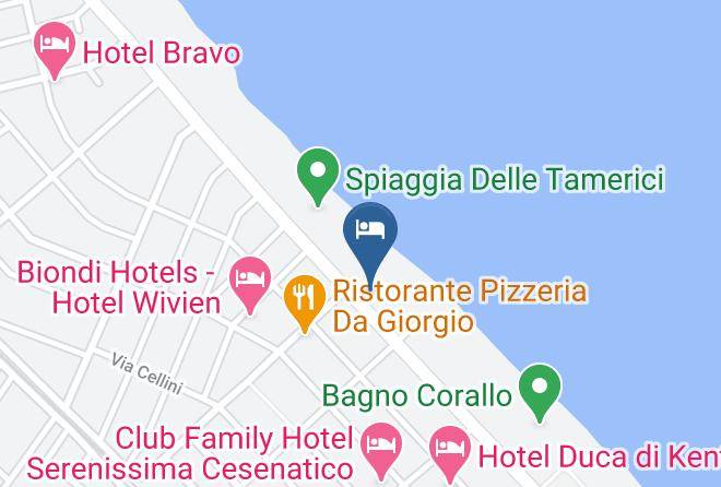 Forli - Hotel Adria Beach Club Maps