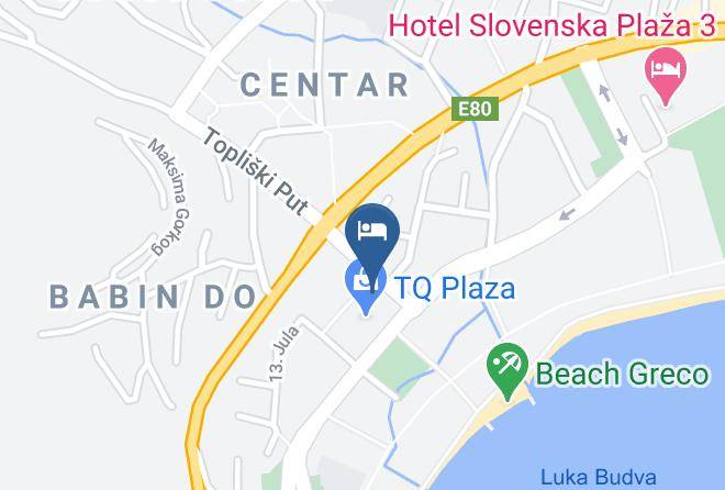 Budva - Hotel Adria Maps