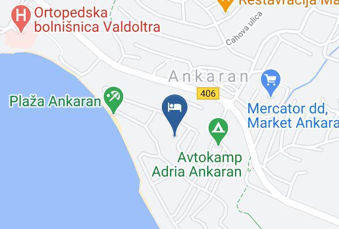 Koper - Hotel Adria Convent Maps