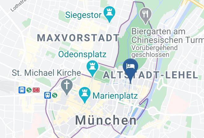 Munich District - Hotel Adria Munchen Lehel Maps