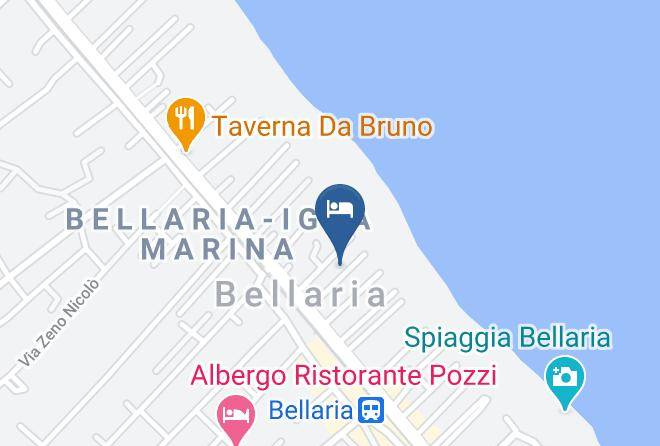 Rimini - Hotel Adria Maps