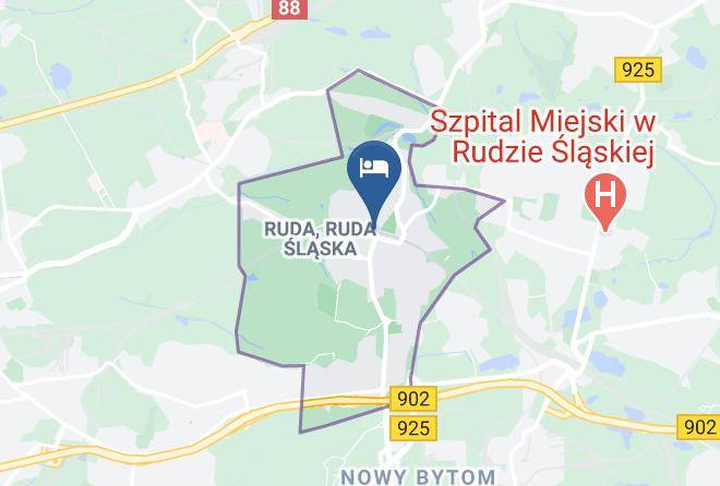Ruda Slaska - Hotel Adria Maps