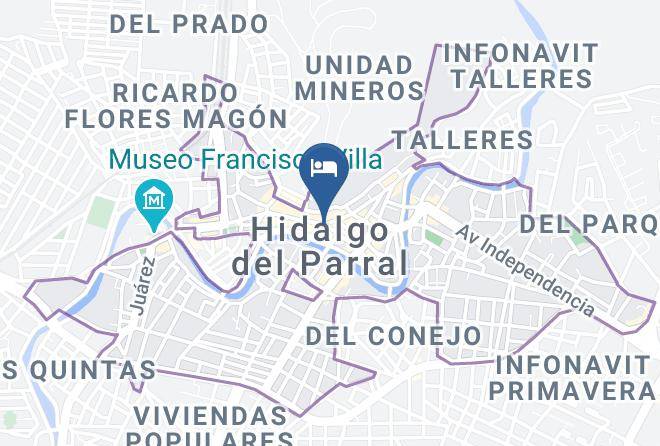Hidalgo Del Parral - Hotel Adriana Maps