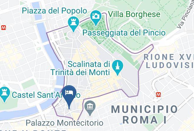 Rome - Hotel Adriano Maps