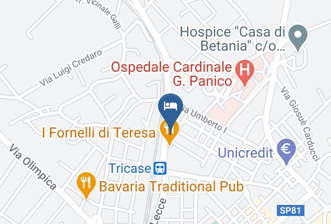 Lecce - Hotel Adriatico Maps