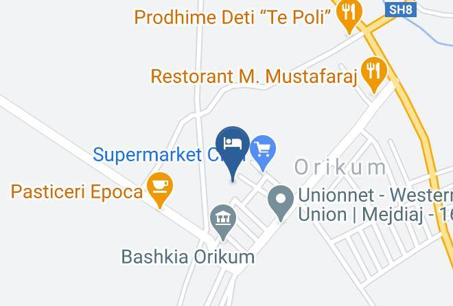 Vlore - Hotel Adriatik Orikum Maps