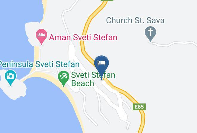 Budva - Hotel Adrovic Maps