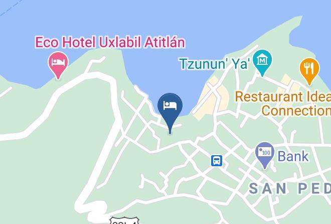 San Juan La Laguna - Hotel Adulam Maps