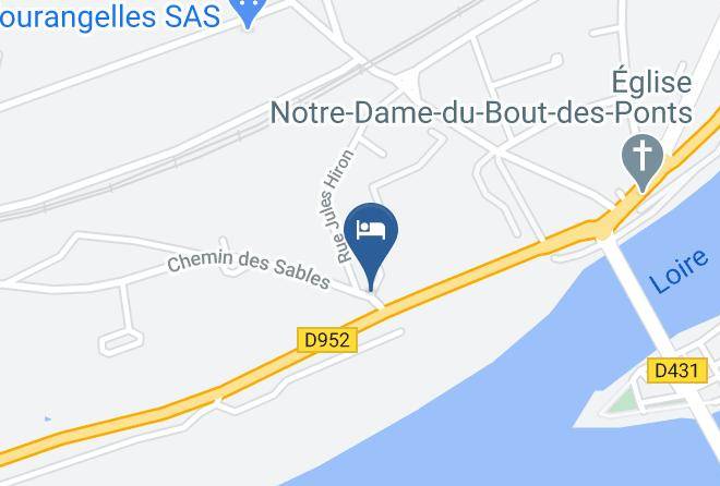 Hotel L' Aerogare Amboise Map