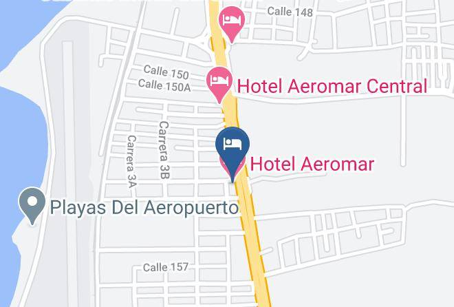 Santa Marta - Hotel Aeromar Maps