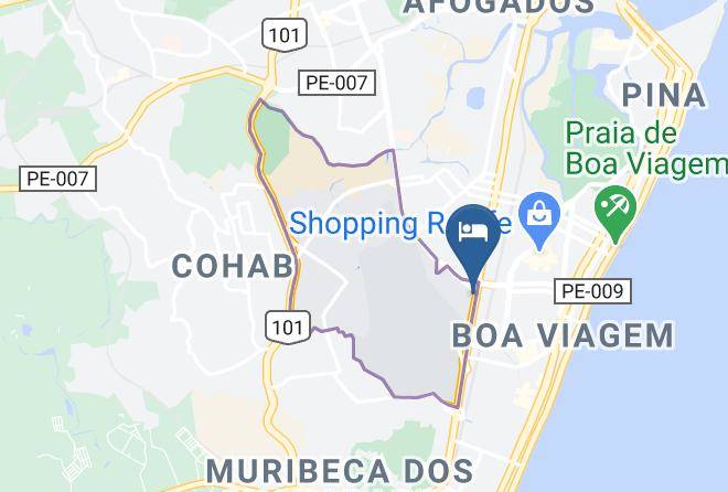 Recife - Hotel Aeroporto Maps