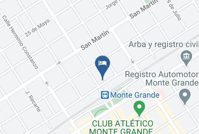 Monte Grande - Hotel Aeropuerto Maps