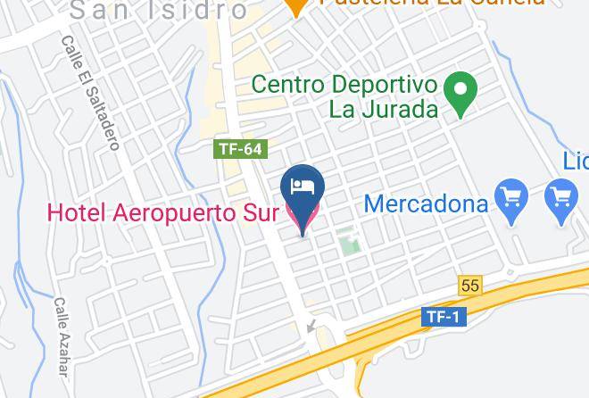 Santa Cruz De Tenerife - Hotel Aeropuerto Sur Maps