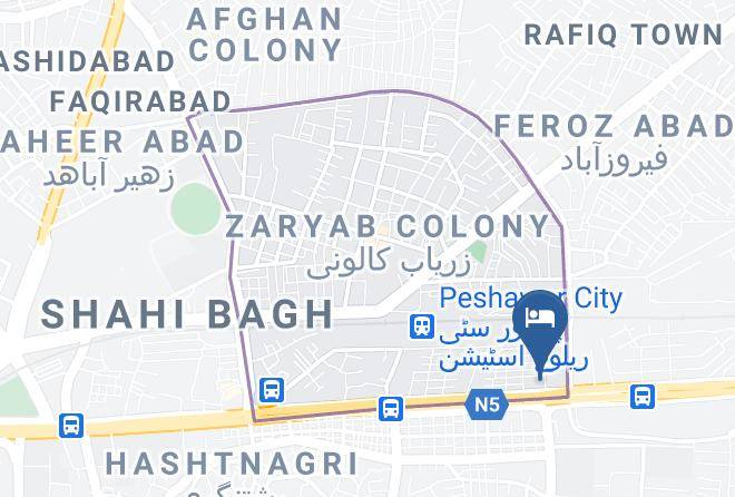 Peshawar - Hotel Afandi Maps