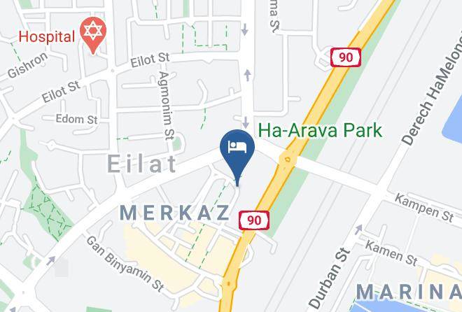 Eilat - Hotel Afi Patio Eilat Maps