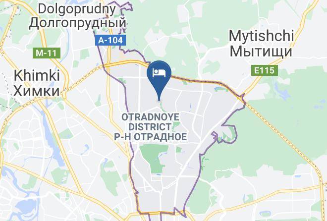 Moscow - Butik Otel' Afisha Siti Maps