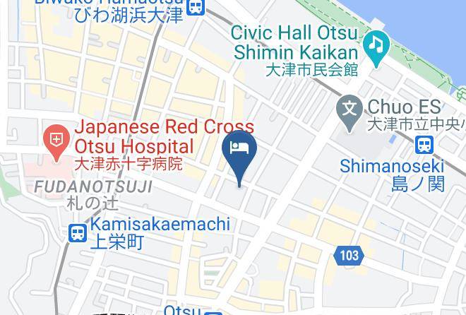 Otsu City - Hotel Afre Maps