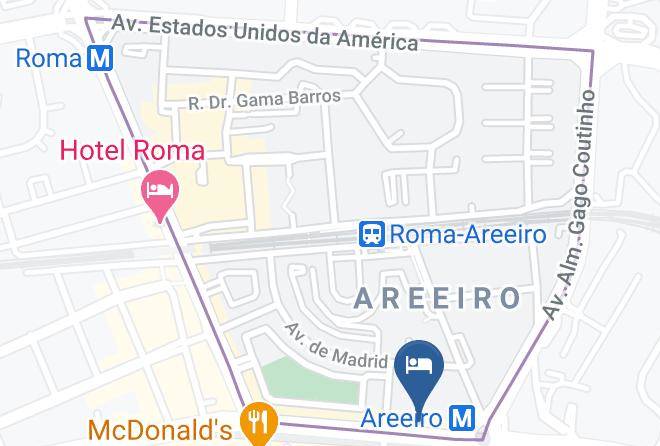 Lisbon - Hotel Afrin Lisboa Maps