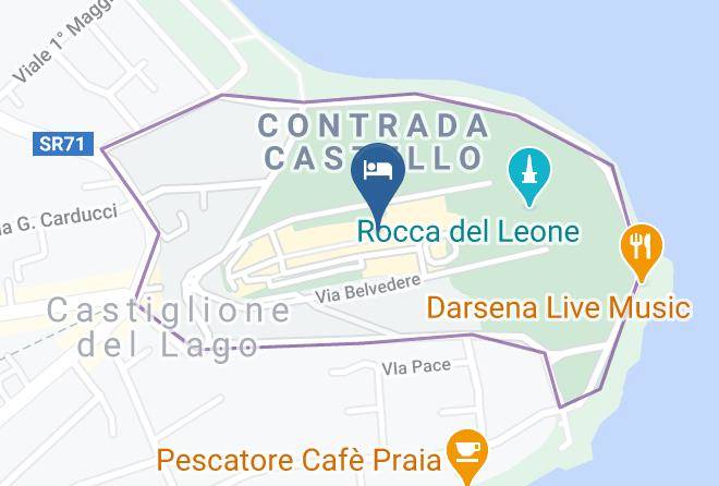 Perugia - Hotel Aganoor Maps