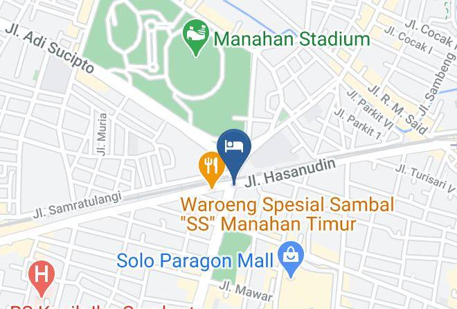 Surakarta - Hotel Agas Internasional Maps