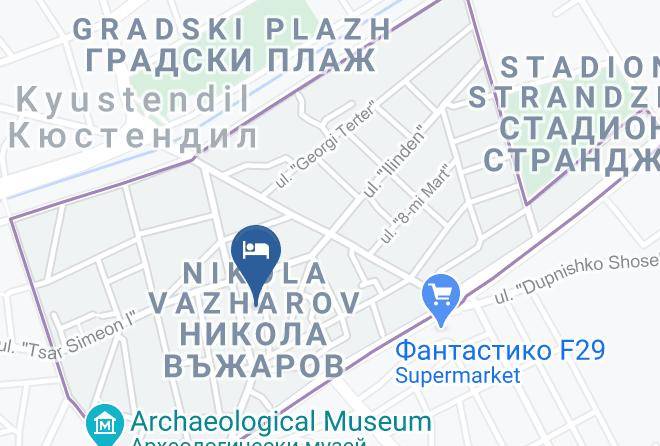 Kyustendil - Hotel Agate Maps