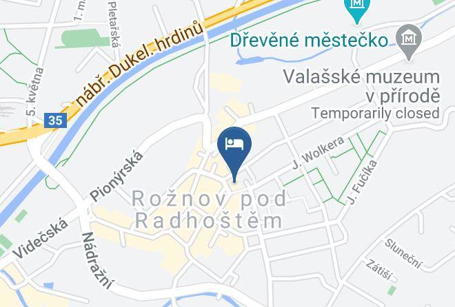 Vsetin - Hotel Agh Maps