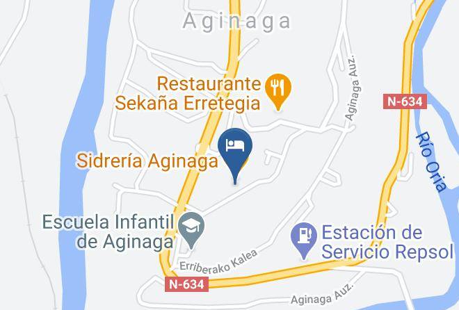 Gipuzkoa - Hotel Aginaga Maps