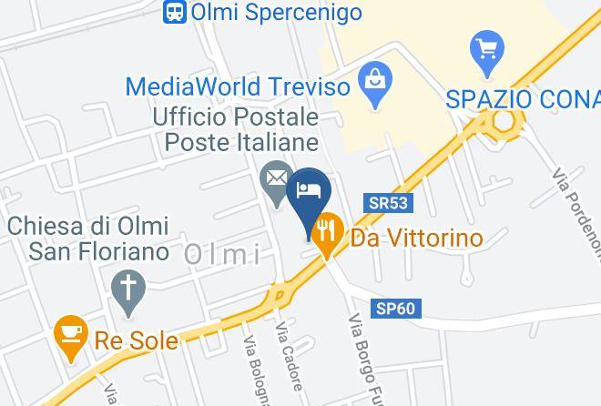 Treviso - Hotel Agli Olmi Maps