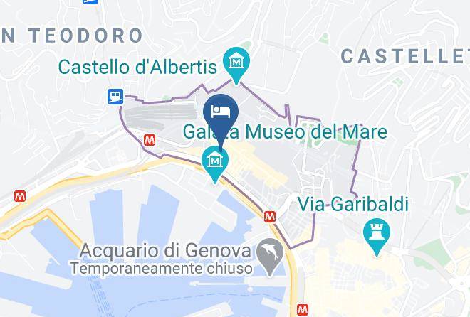 Genoa - Hotel Agnello D'oro Maps