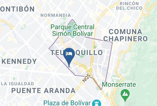 Bogota - Hotel Agora Boutique Maps