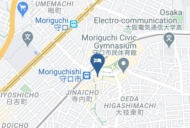 Moriguchi City - Hotel Agora Osaka Moriguchi Maps