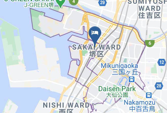 Sakai City Sakai Ward - Hotel Agora Regency Sakai Maps