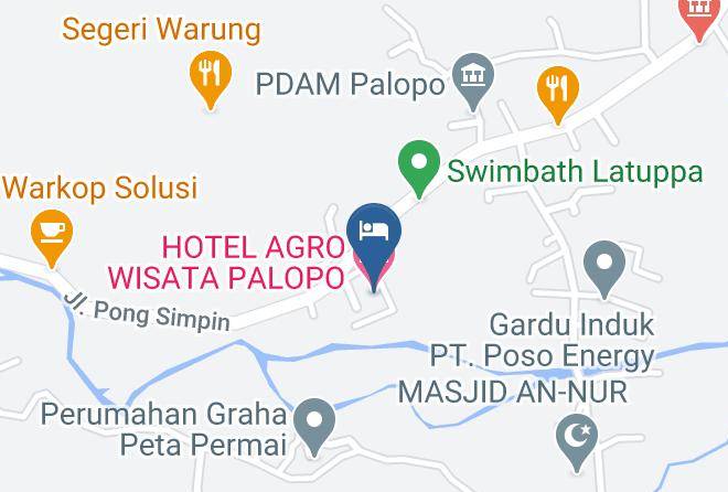 Kota Palopo - Hotel Agro Wisata Palopo Maps