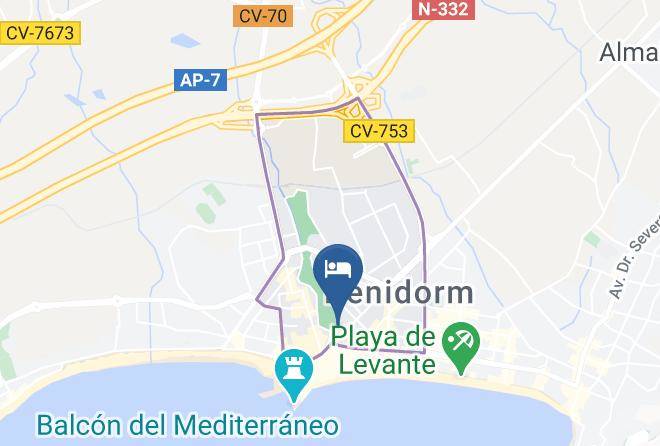Alicante - Hotel Agua Azul Maps