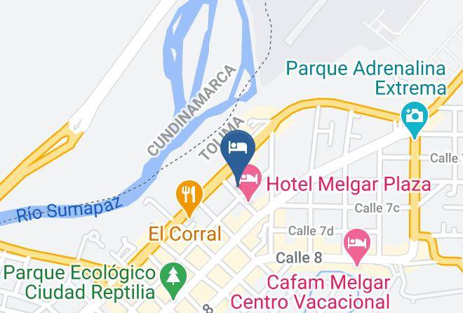 Hotel Agua Azul Map