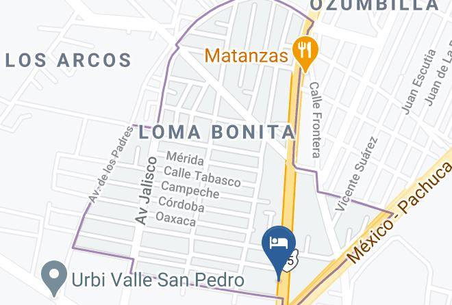 Tecamac - Hotel Agua Azul Maps