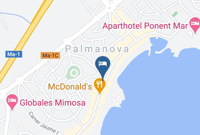 Baleares - Hotel Agua Beach Maps