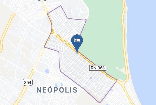 Natal - Hotel Agua Marinha Maps