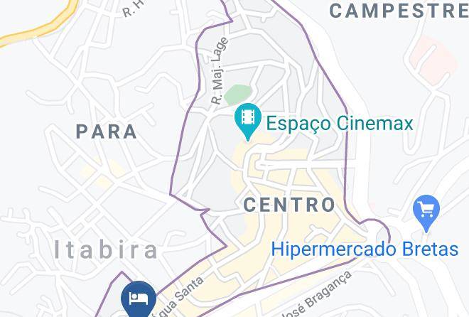Itabira - Hotel Agua Santa Maps