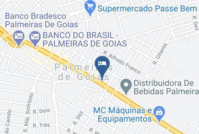Palmeiras De Goias - Hotel Agua Virada Maps