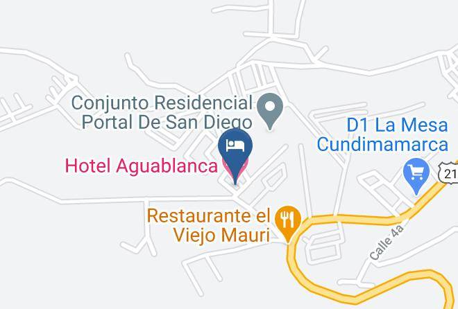 La Mesa - Hotel Aguablanca Maps