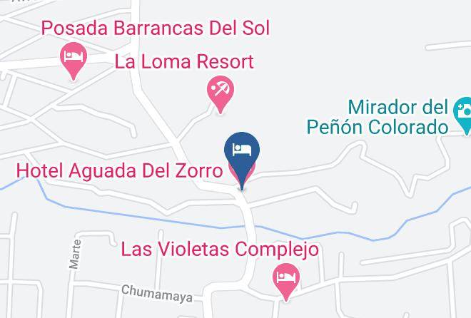 Santa Rosa Dellara - Hotel Aguada Del Zorro Maps