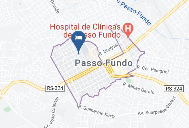 Passo Fundo - Hotel Aguadero Maps