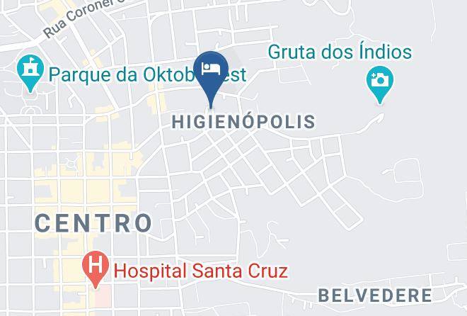 Santa Cruz Do Sul - Hotel Aguas Claras Maps