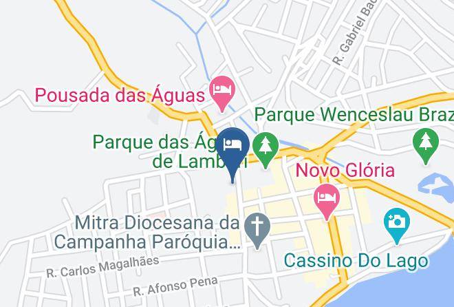 Lambari - Hotel Aguas Virtuosas Maps